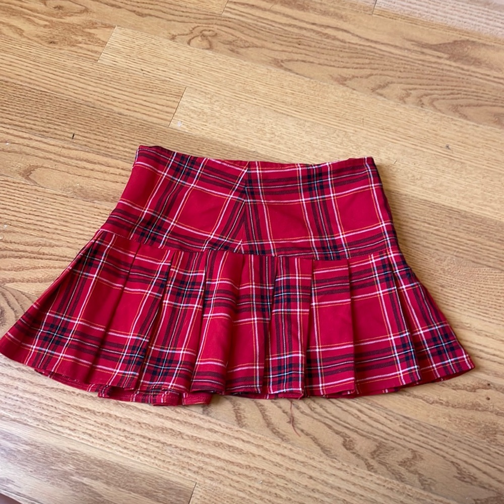 Small Plaid Skirt - Short